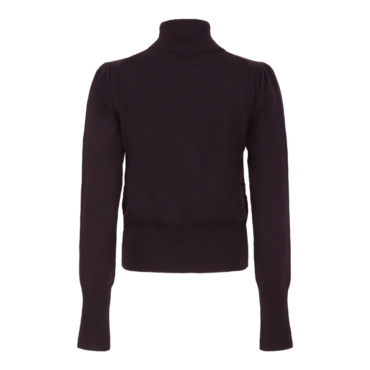 Vivienne Westwood Burgundy Turtleneck Sweater.