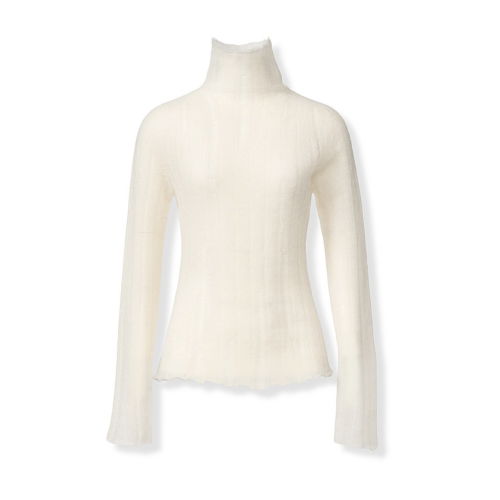 Fabiana Filippi Ivory Turtleneck Sweater.