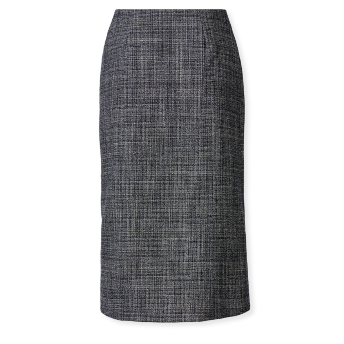 Fabiana Filippi Grey Check Midi Skirt.