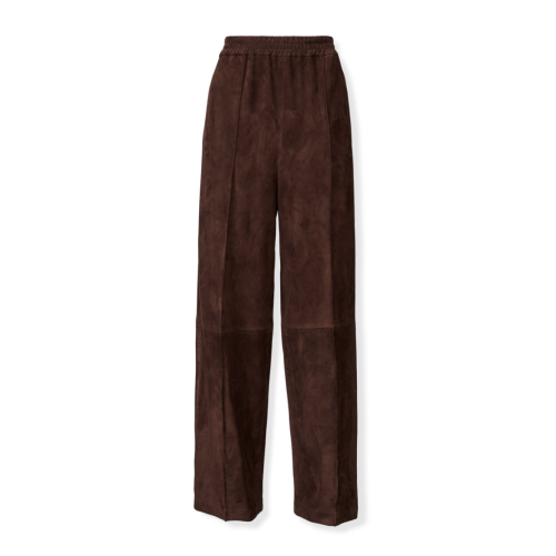 Fabiana Filippi Brown Suede Trousers.