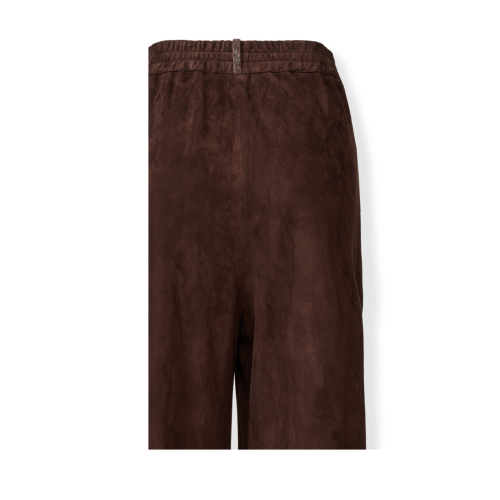 Fabiana Filippi Brown Suede Trousers.