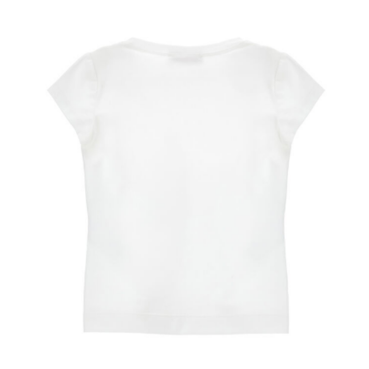White Floral Bow T-Shirt.