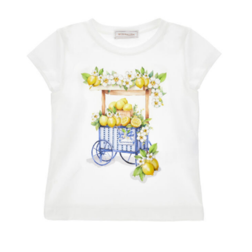 White Lemon Cart T-Shirt.