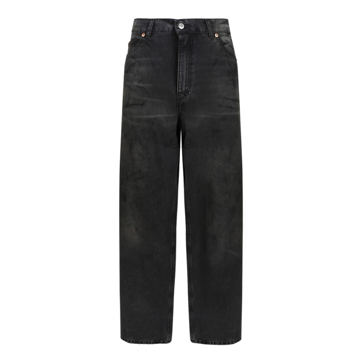 Our Legacy Black Wide-Leg Jeans.