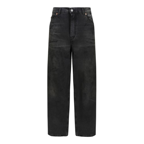 Our Legacy Black Wide-Leg Jeans.
