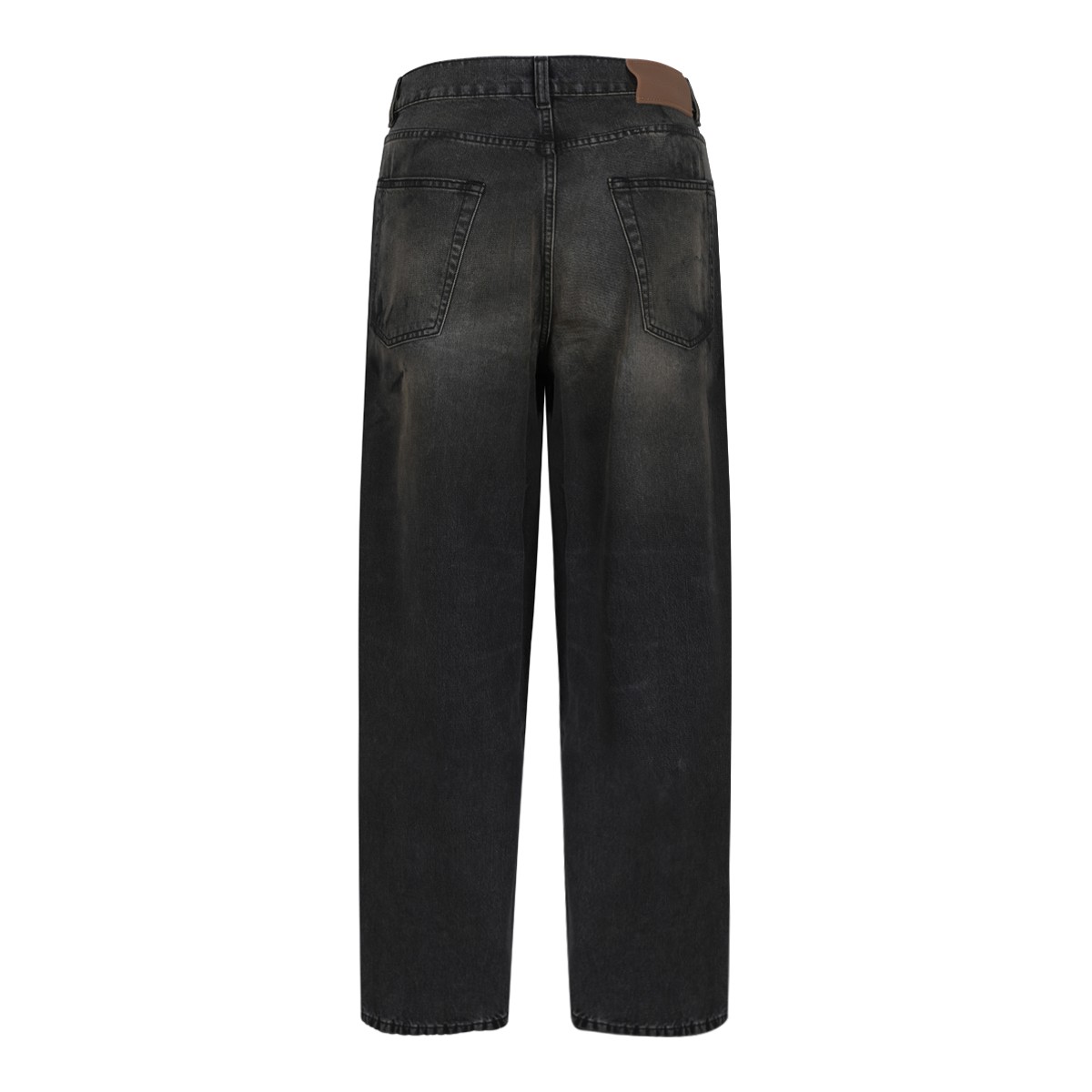 Our Legacy Black Wide-Leg Jeans.