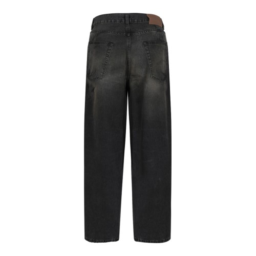 Our Legacy Black Wide-Leg Jeans.