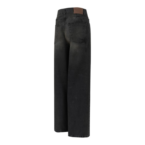 Our Legacy Black Wide-Leg Jeans.