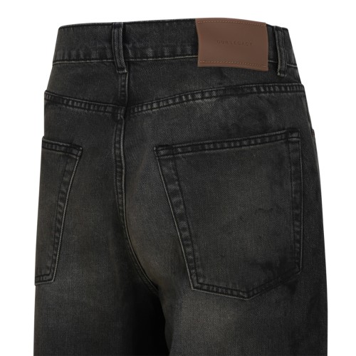 Our Legacy Black Wide-Leg Jeans.
