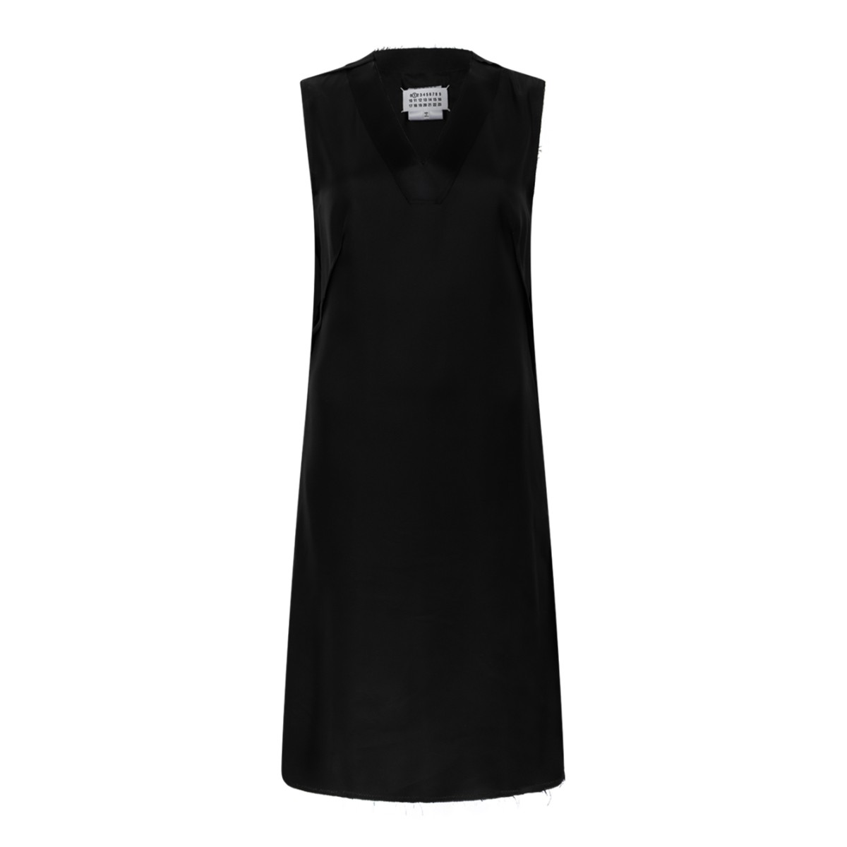Black Sleeveless Midi Dress