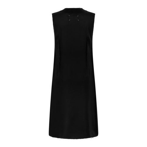 Black Sleeveless Midi Dress 2
