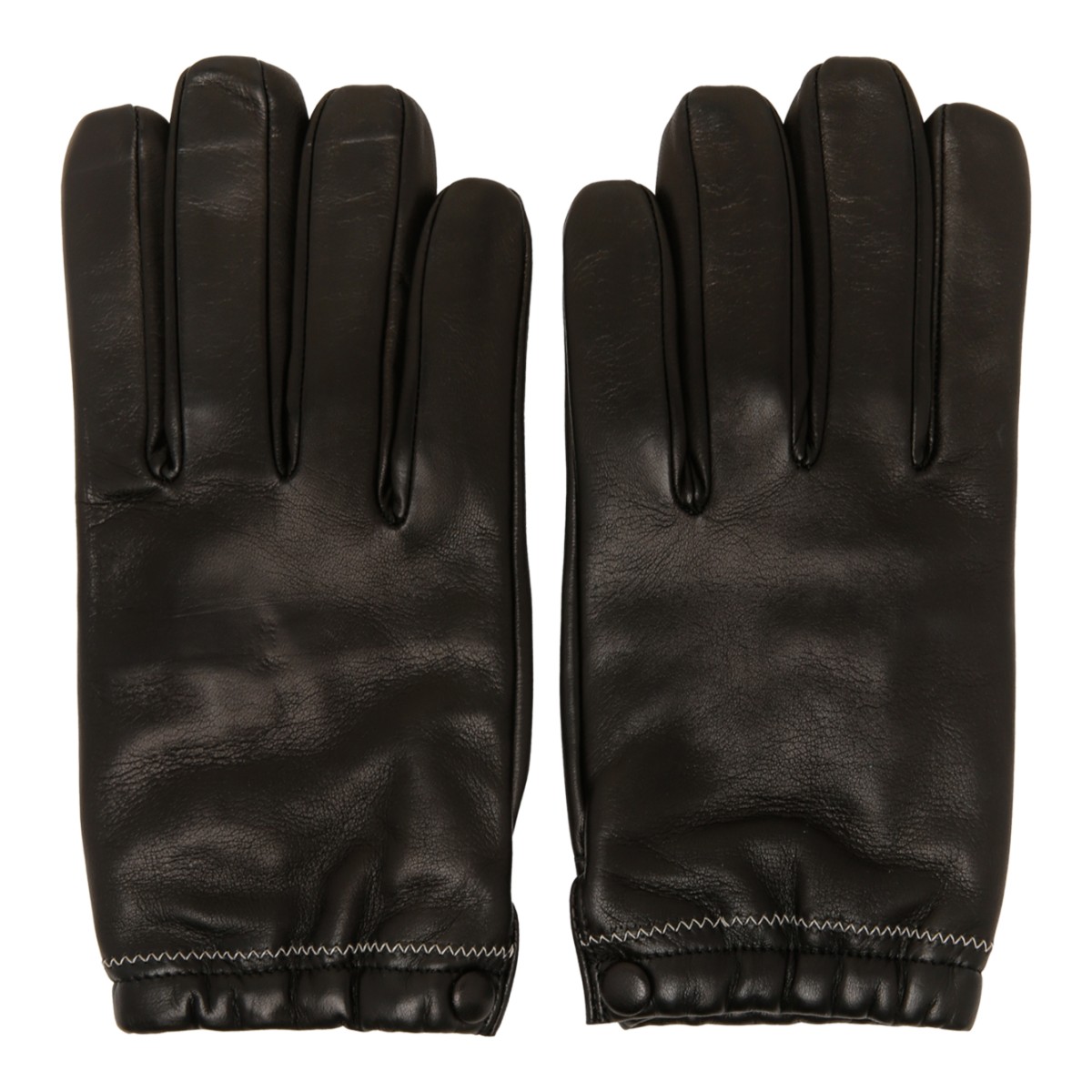Our Legacy Black Leather Gloves.