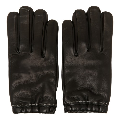 Our Legacy Black Leather Gloves.