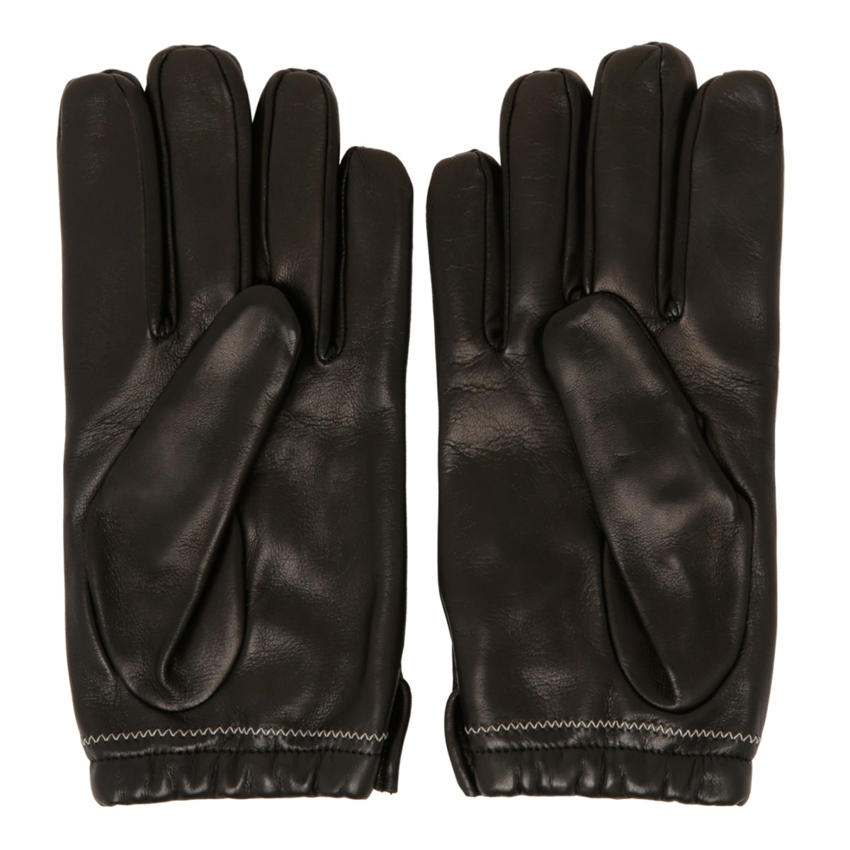 Our Legacy Black Leather Gloves.