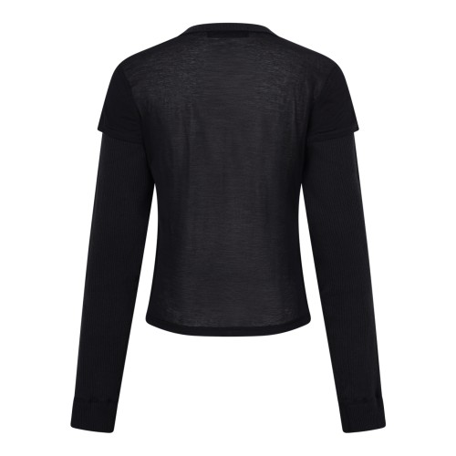 Our Legacy Black Layered Cardigan. 2