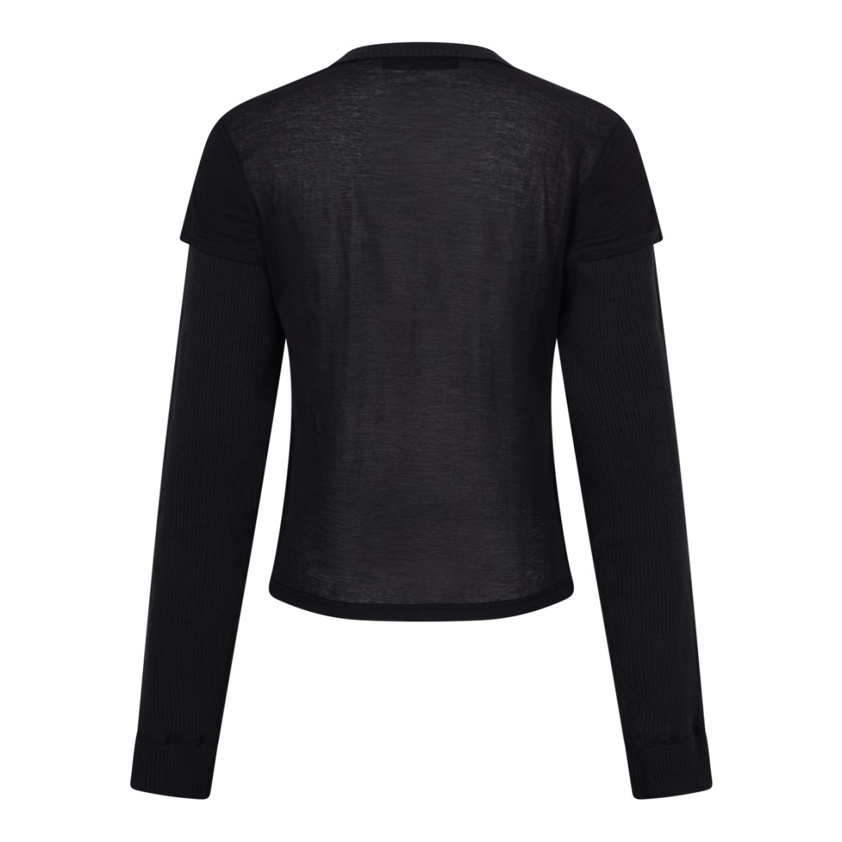 Our Legacy Black Layered Cardigan.