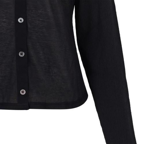 Our Legacy Black Layered Cardigan.