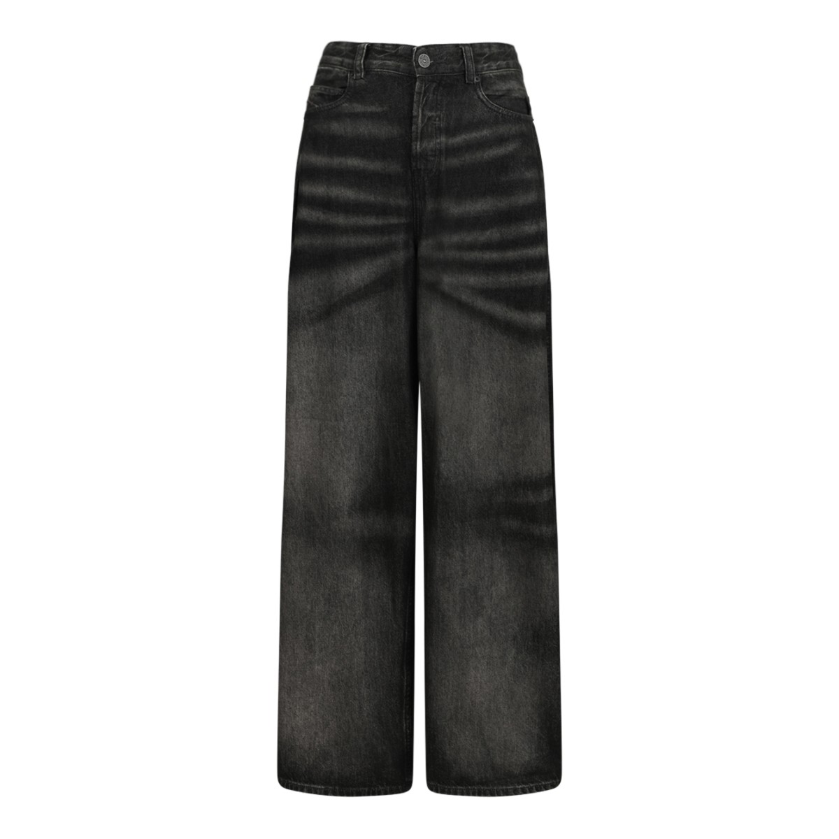 Black Wide-Leg Jeans