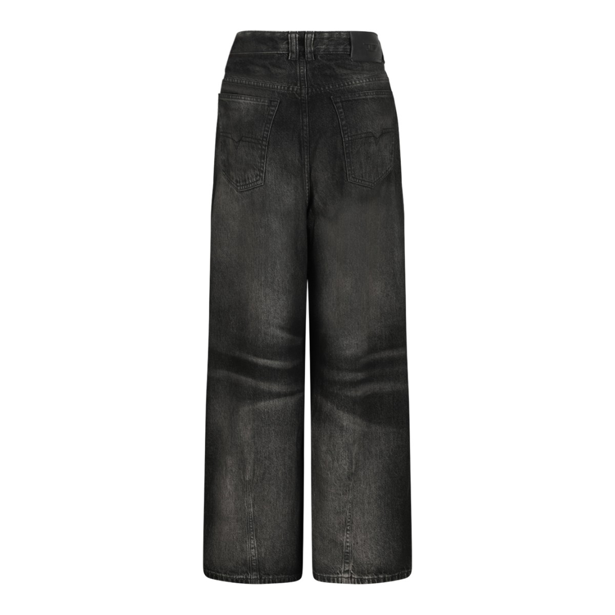 Black Wide-Leg Jeans