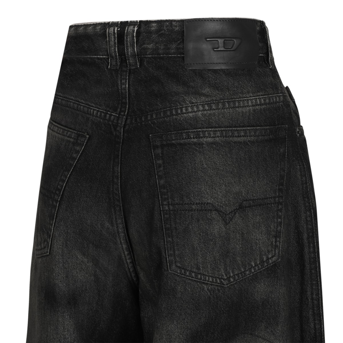Black Wide-Leg Jeans
