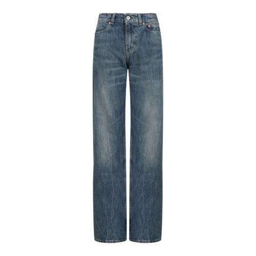 Our Legacy Blue Straight-Leg Jeans.
