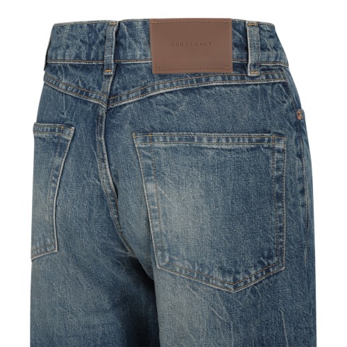Our Legacy Blue Straight-Leg Jeans.