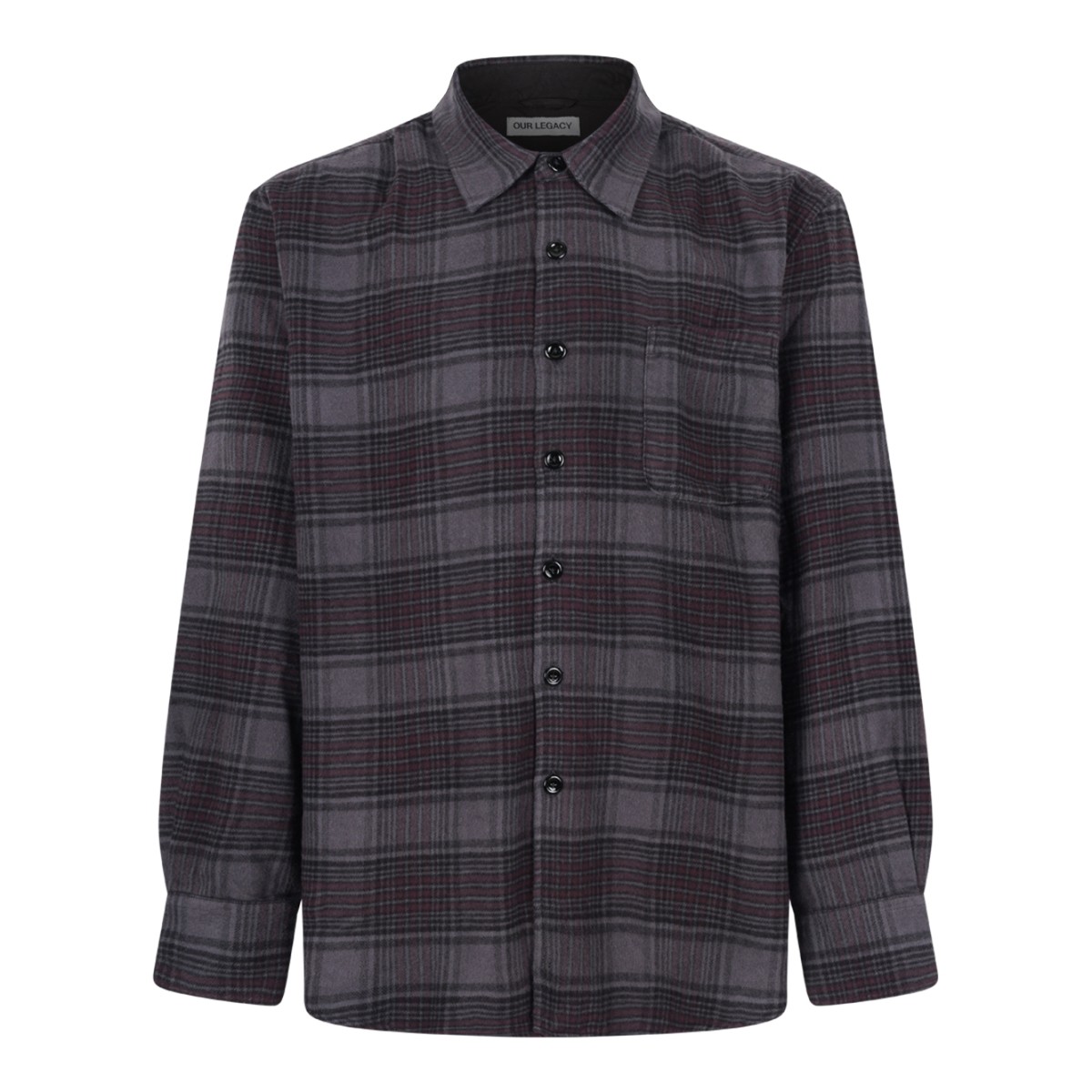 Our Legacy Grey Check Shirt.