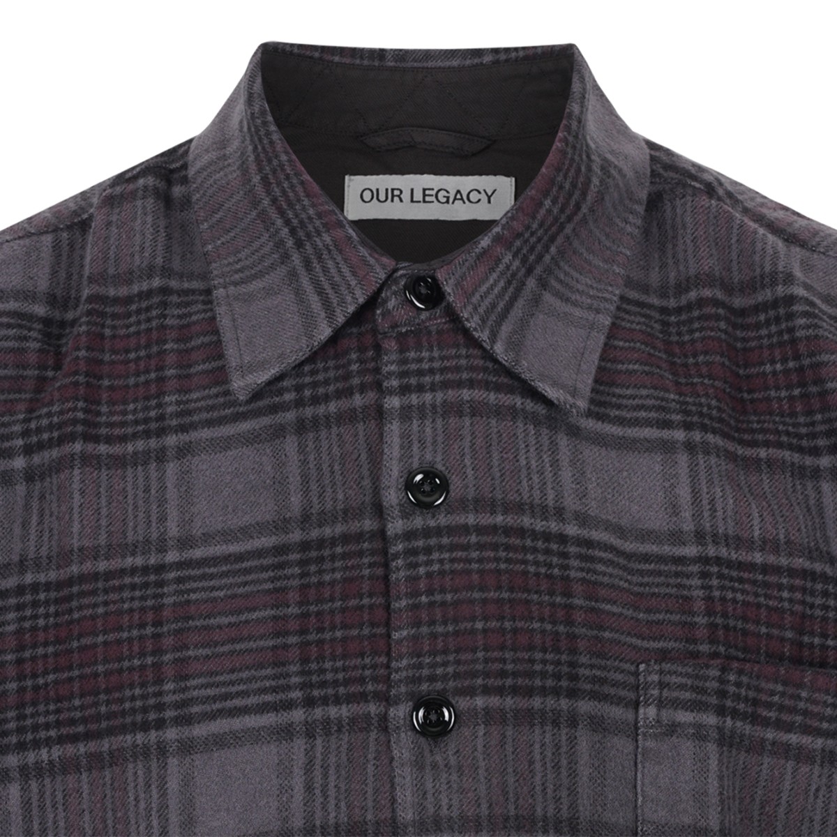 Our Legacy Grey Check Shirt.