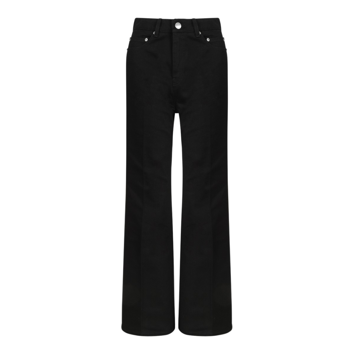 AMI Paris Black Flared Jeans.