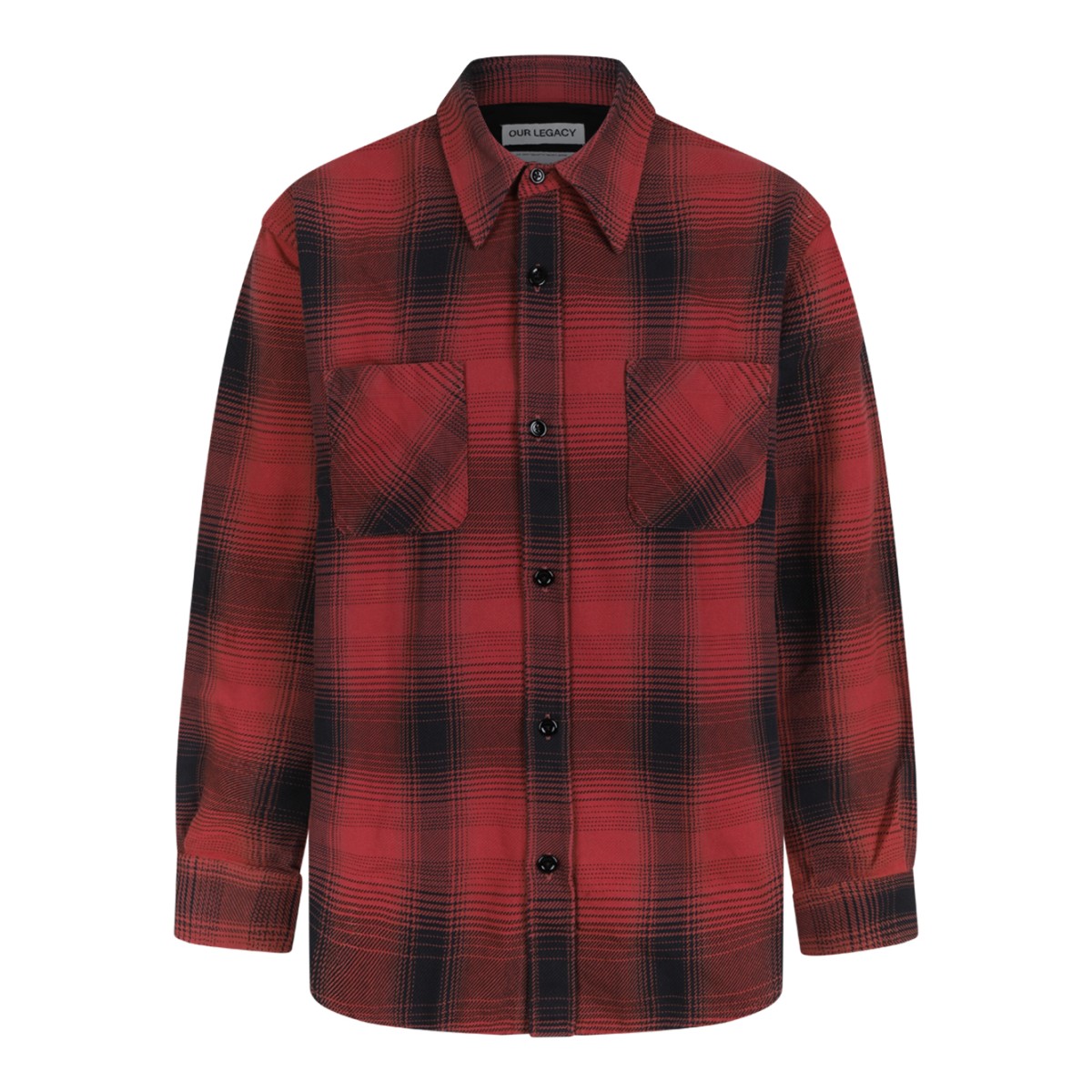 Our Legacy Red Check Overshirt.
