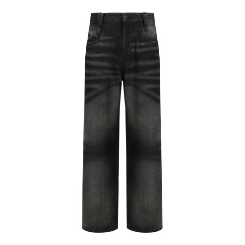 Black Wide-Leg Jeans