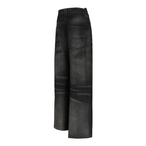 Black Wide-Leg Jeans