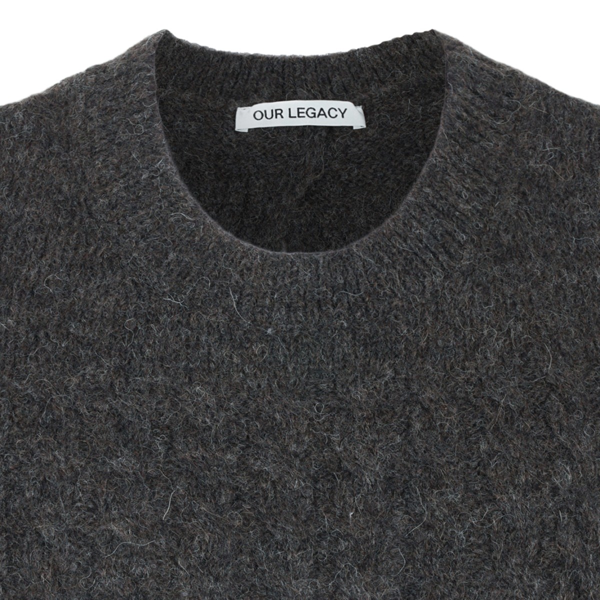 Our Legacy Dark Grey Knit Vest.