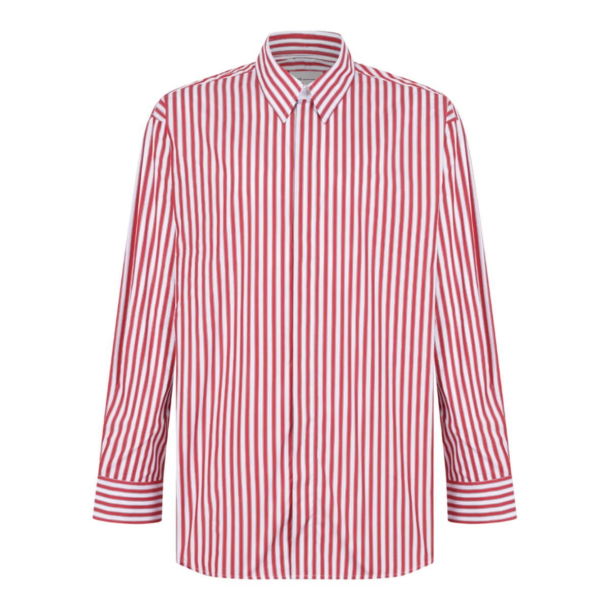 Red and White Striped Shirt.