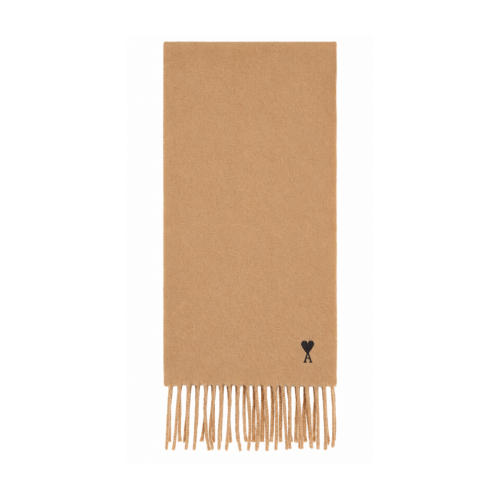 Camel Ami de Cur Fringed Scarf.