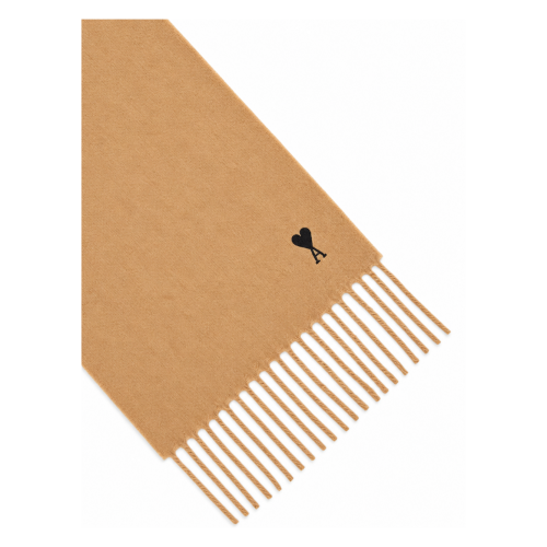 Camel Ami de Cur Fringed Scarf. 2