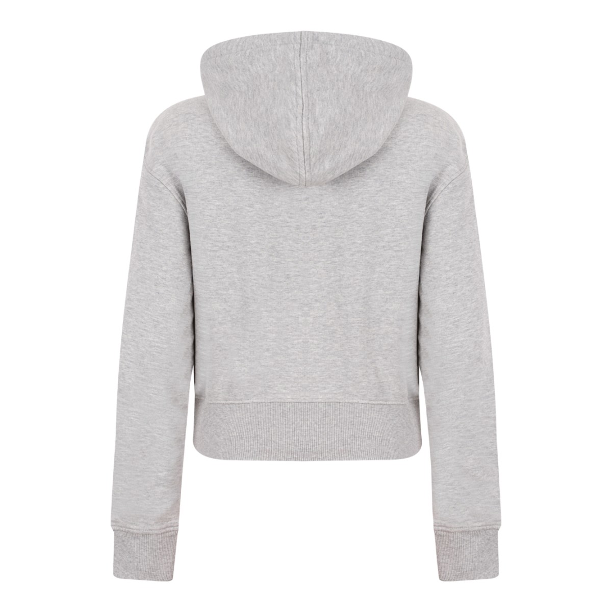 Light Grey Cropped Ami de Cur Hoodie.