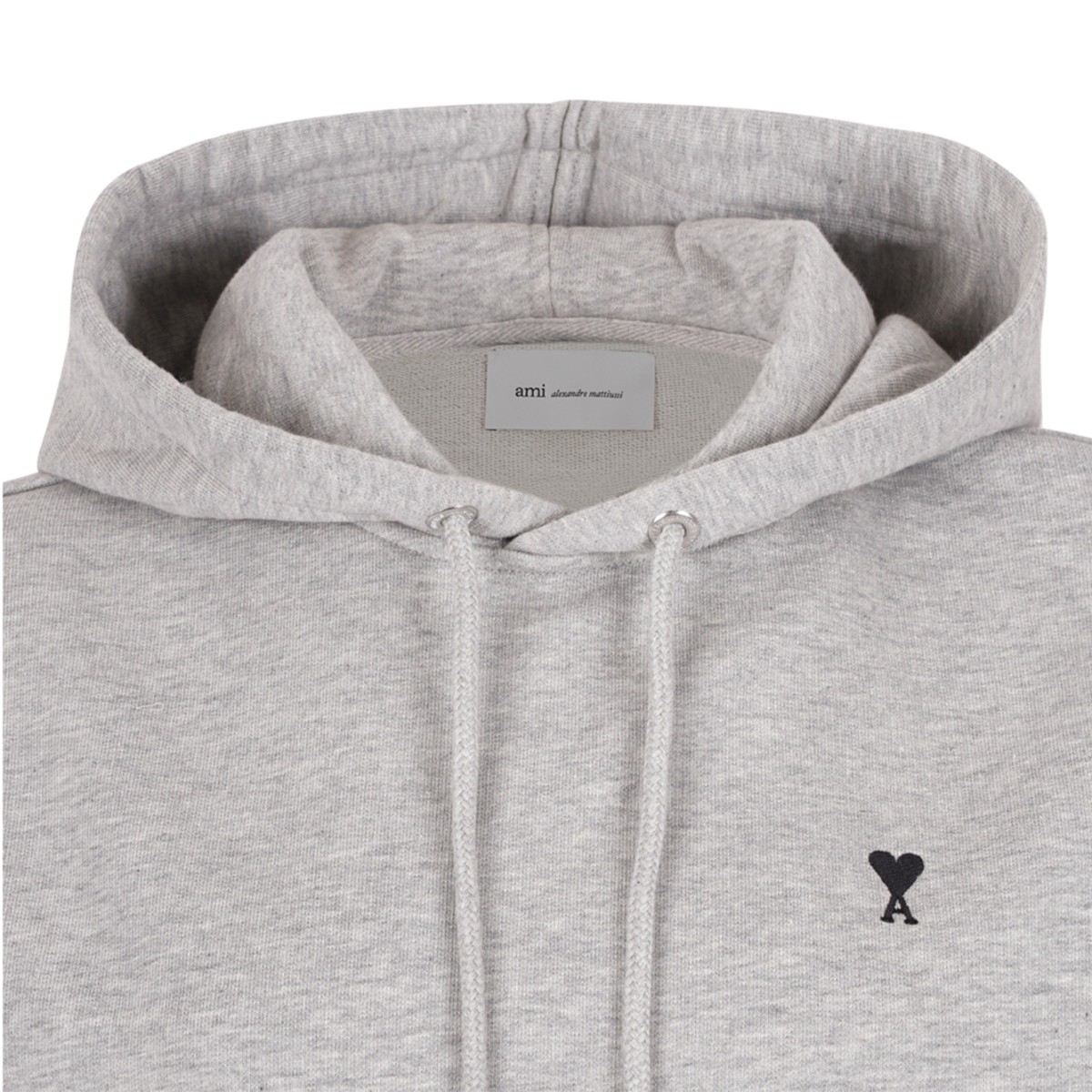 Light Grey Cropped Ami de Cur Hoodie.