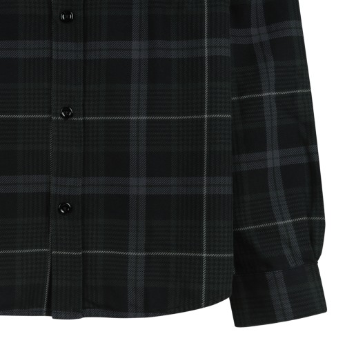 Our Legacy Black Check Overshirt.