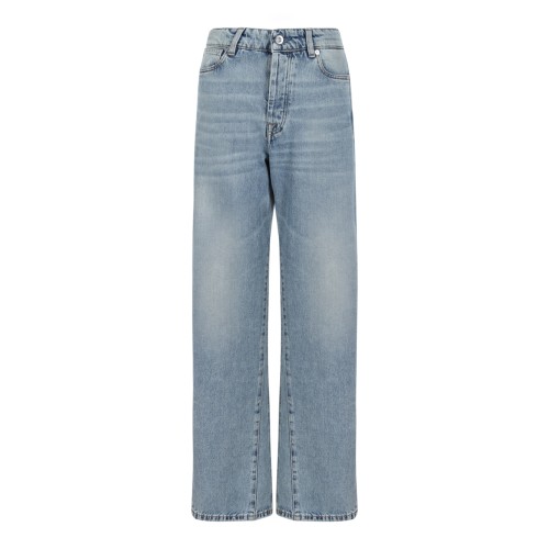 Our Legacy Light Blue Wide-Leg Jeans.
