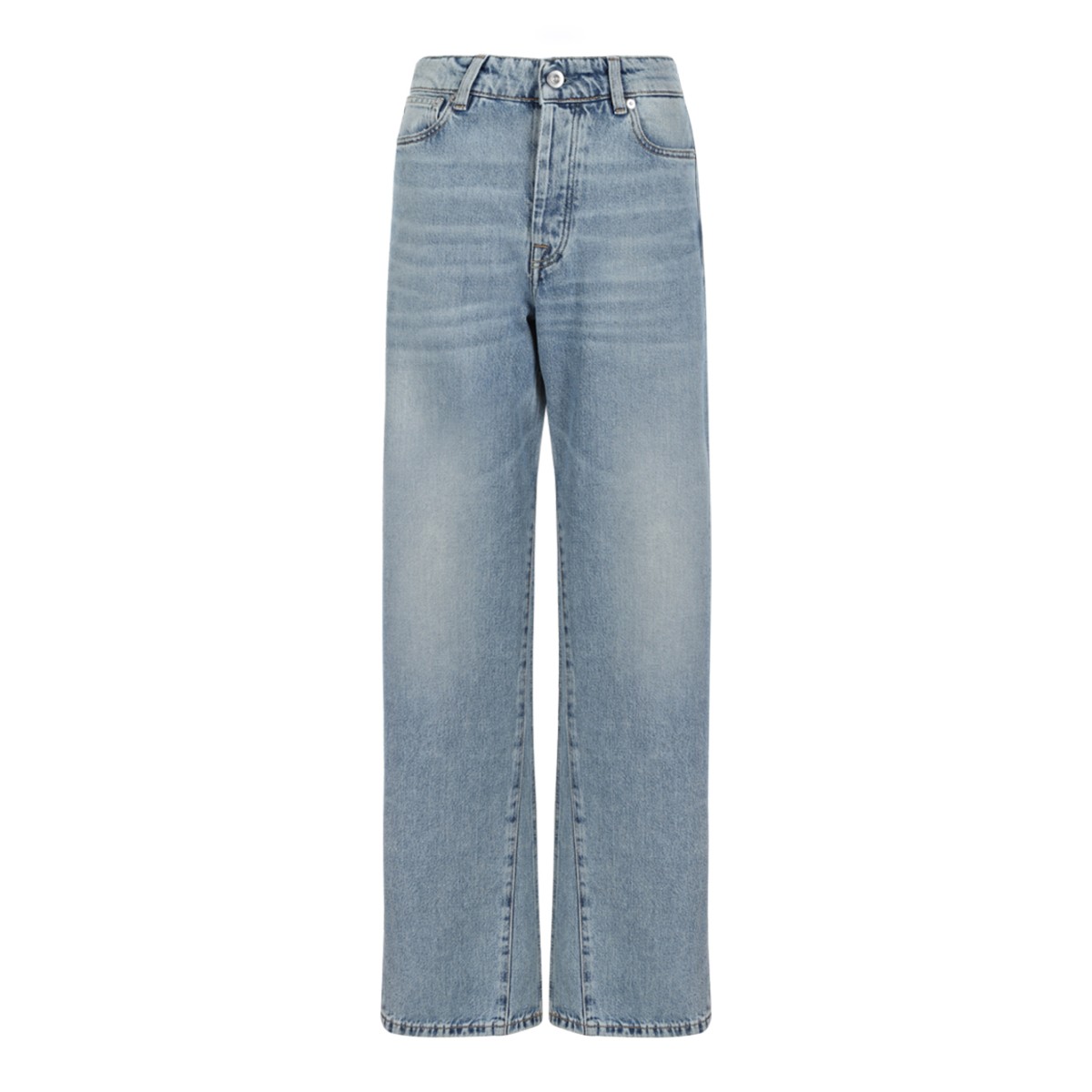 Our Legacy Light Blue Wide-Leg Jeans.