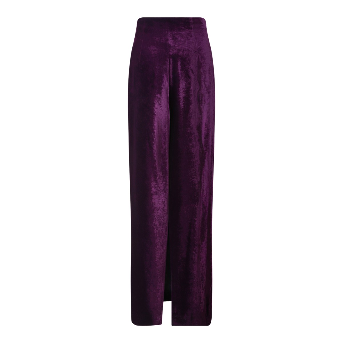 Purple Metallic Maxi Skirt