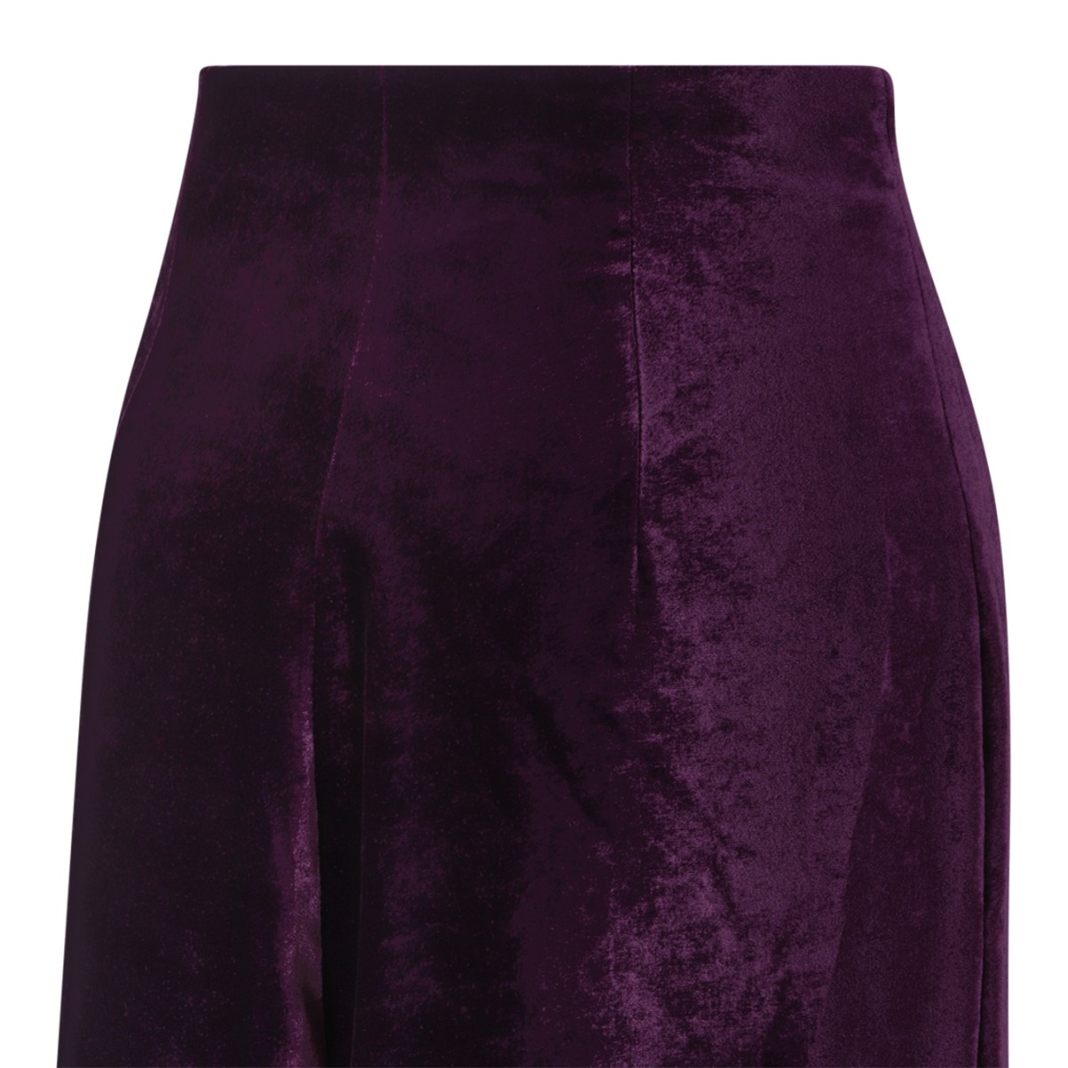 Purple Metallic Maxi Skirt