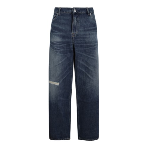 Our Legacy Blue Wide-Leg Jeans.