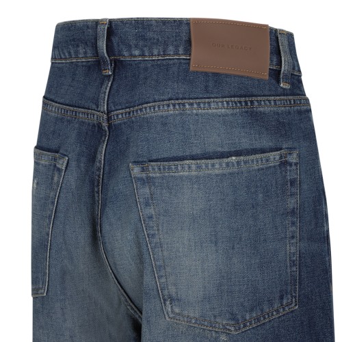 Our Legacy Blue Wide-Leg Jeans.