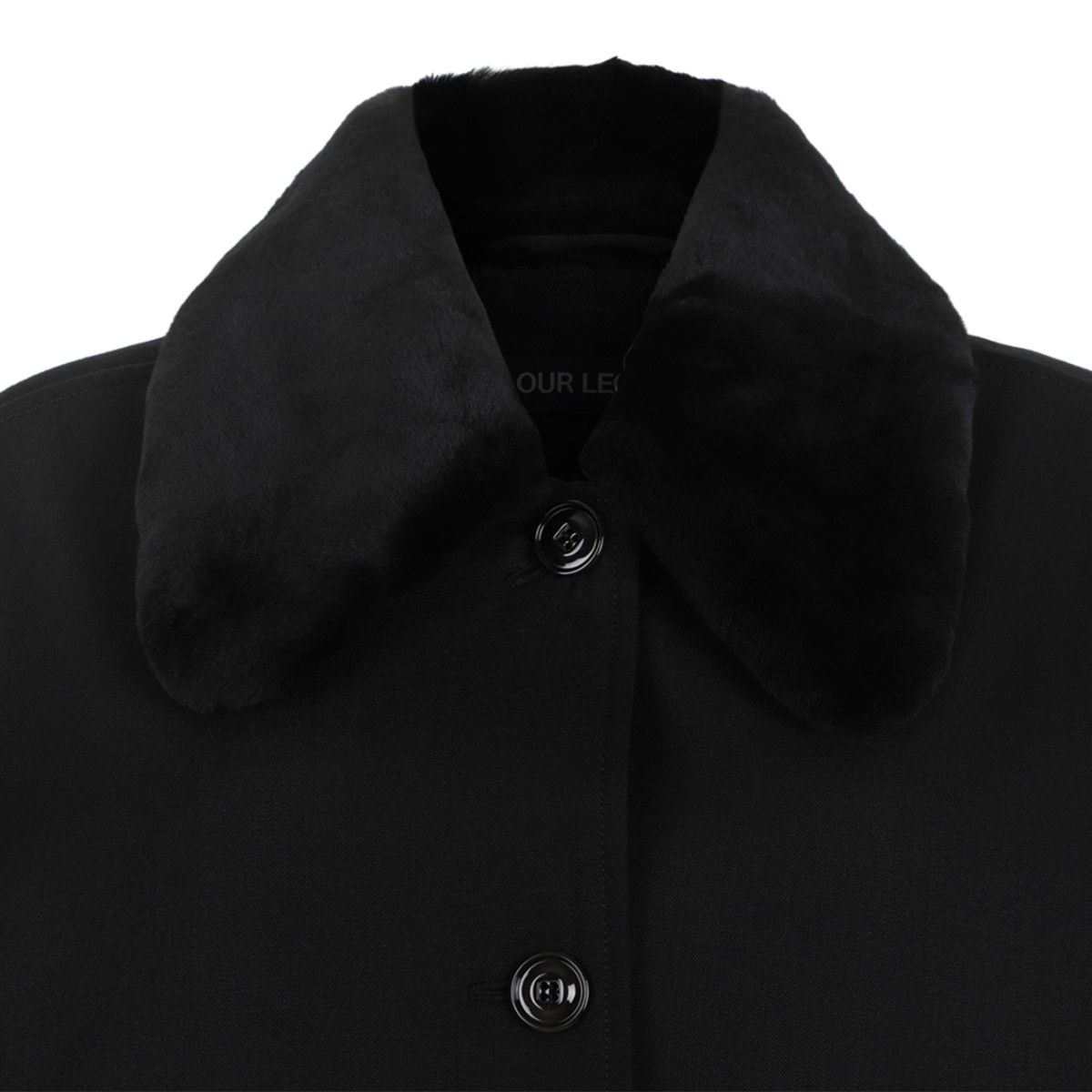 Our Legacy Black Long Coat.