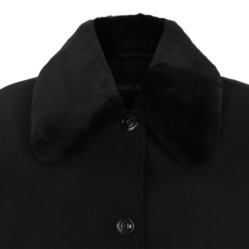 Our Legacy Black Long Coat.