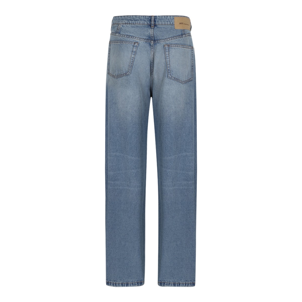 Light Blue Wide-Leg Jeans.