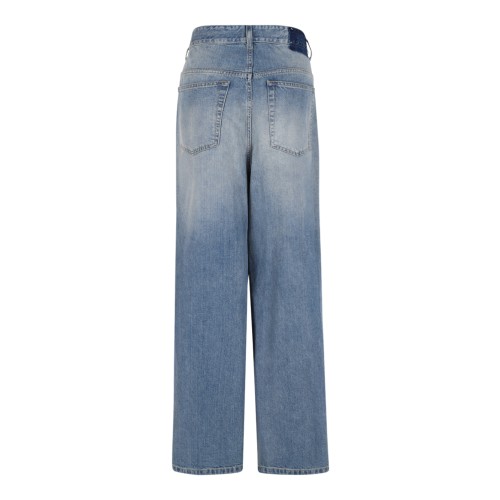 Light Blue Wide-Leg Jeans 2
