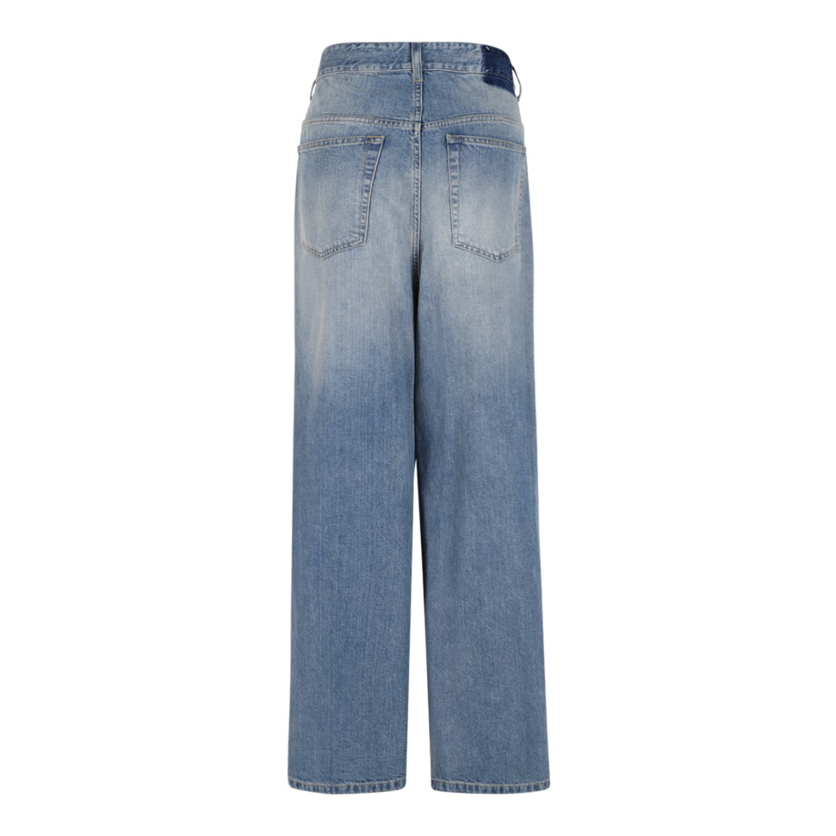Light Blue Wide-Leg Jeans
